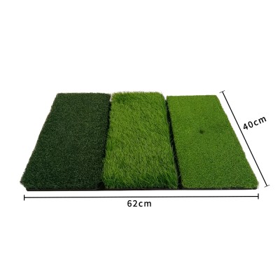 GP Factory OEM Foldable Tri-Turf Golf Hitting Mat