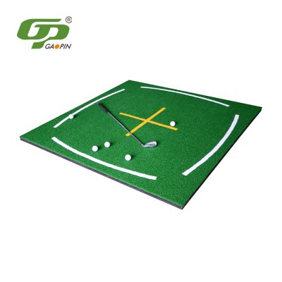 2018 March expo 1.5*1.5m*42mm outdoor&indoor hitting carpet turf golf practice mat / golf putting mat