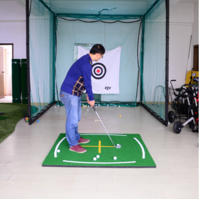 Factory supply plastic grass turf golf hitting mat