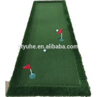 Factory wholesale custom sizes outdoor and indoor mini mat synthetic grass golf putting green